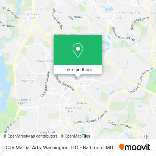 CJR Martial Arts map