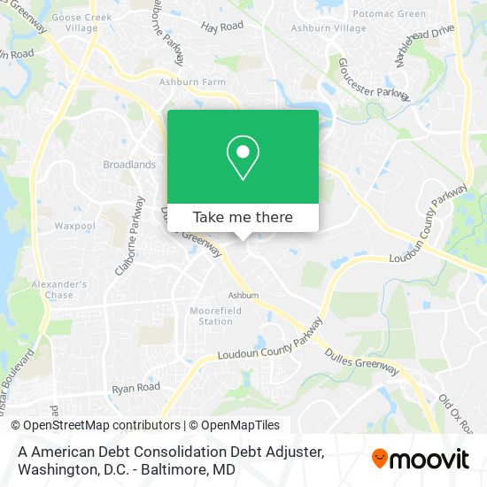 Mapa de A American Debt Consolidation Debt Adjuster