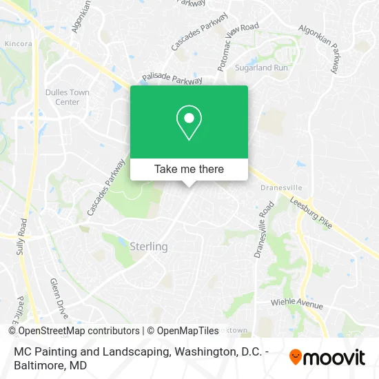 MC Painting and Landscaping map