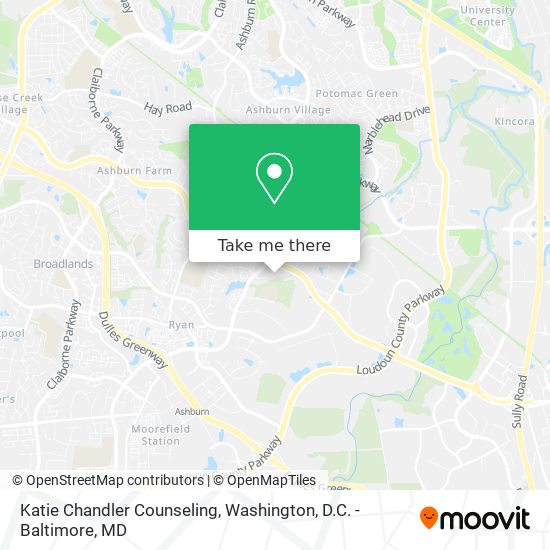 Katie Chandler Counseling map