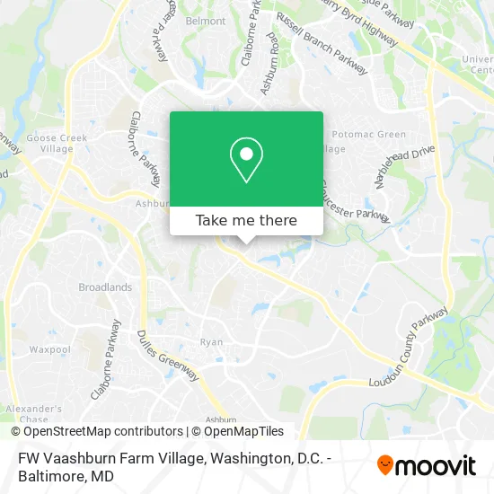 Mapa de FW Vaashburn Farm Village