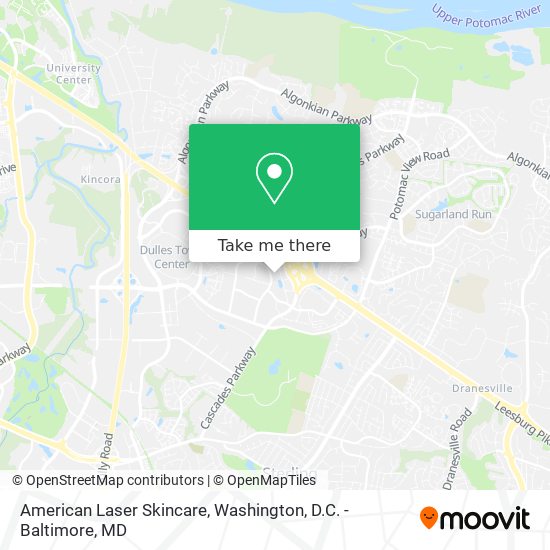 American Laser Skincare map