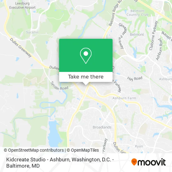 Kidcreate Studio - Ashburn map