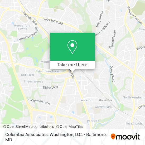 Mapa de Columbia Associates