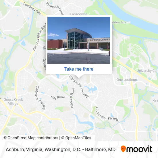 Ashburn, Virginia map