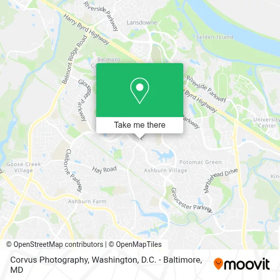 Corvus Photography map