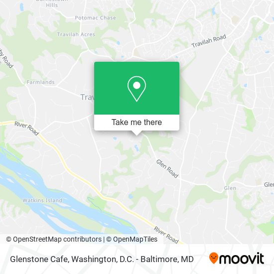 Mapa de Glenstone Cafe
