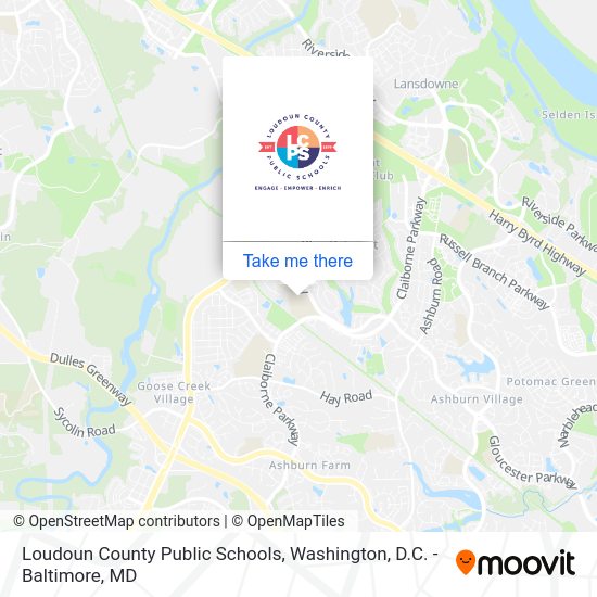 Loudoun County Public Schools map