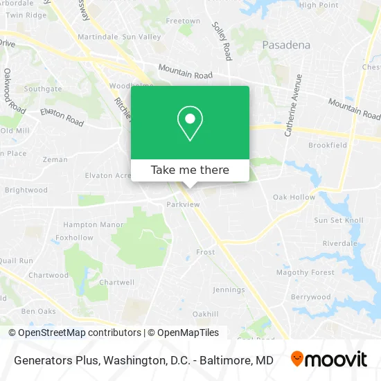 Mapa de Generators Plus
