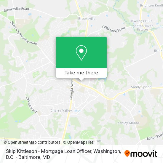 Skip Kittleson - Mortgage Loan Officer map