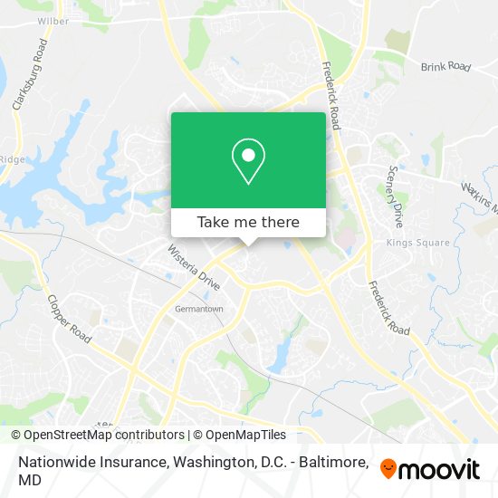 Nationwide Insurance map