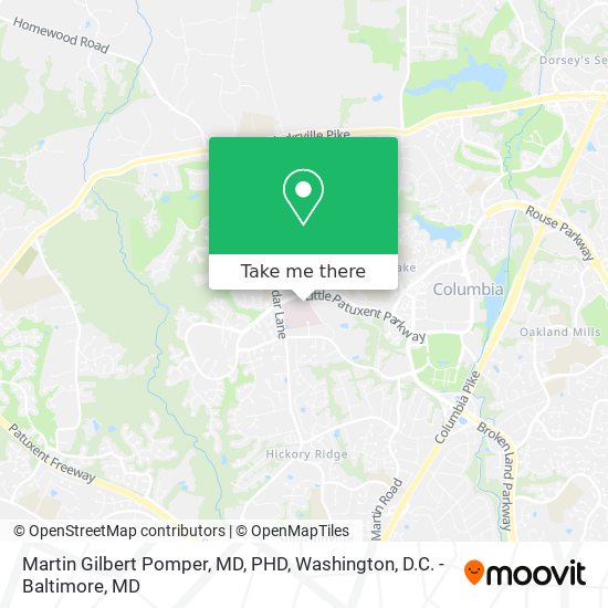 Mapa de Martin Gilbert Pomper, MD, PHD