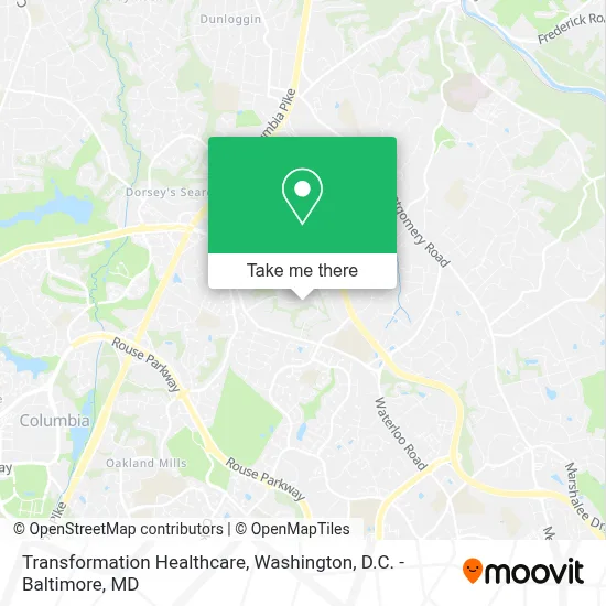 Transformation Healthcare map