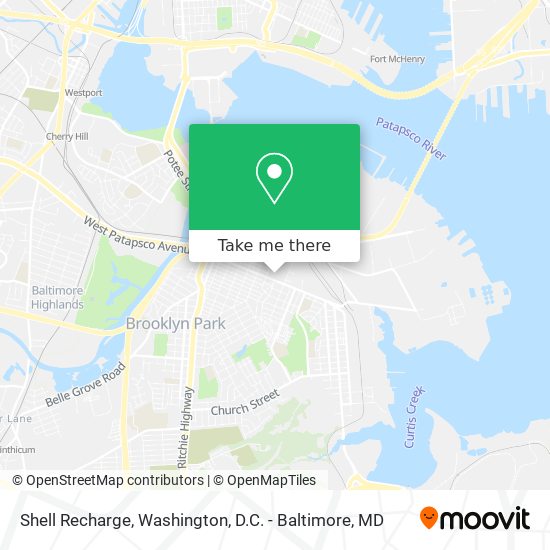 Shell Recharge map