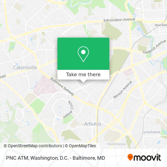 PNC ATM map