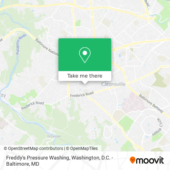 Freddy's Pressure Washing map