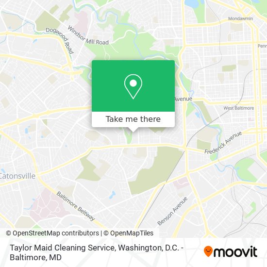Taylor Maid Cleaning Service map