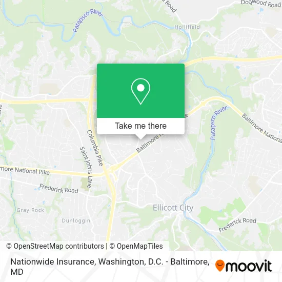 Nationwide Insurance map