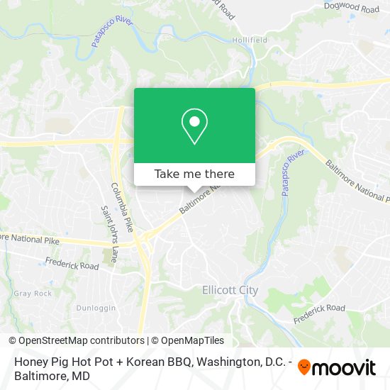 Honey Pig Hot Pot + Korean BBQ map