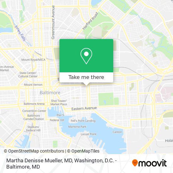 Martha Denisse Mueller, MD map