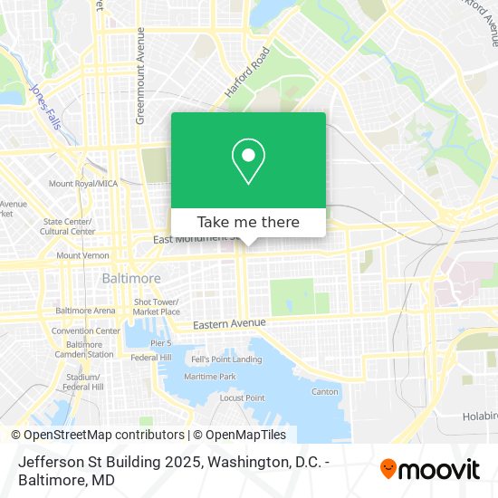 Jefferson St Building 2025 map