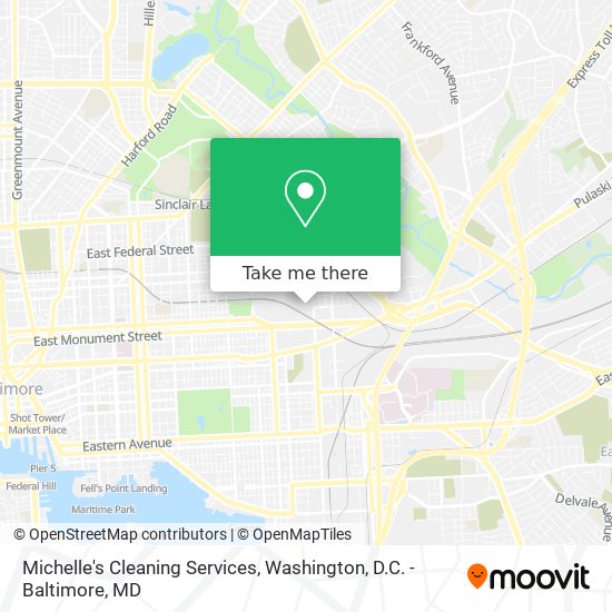 Michelle's Cleaning Services map