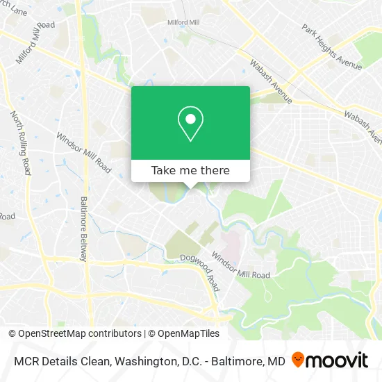 Mapa de MCR Details Clean
