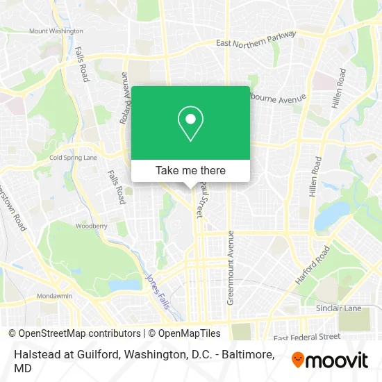 Halstead at Guilford map