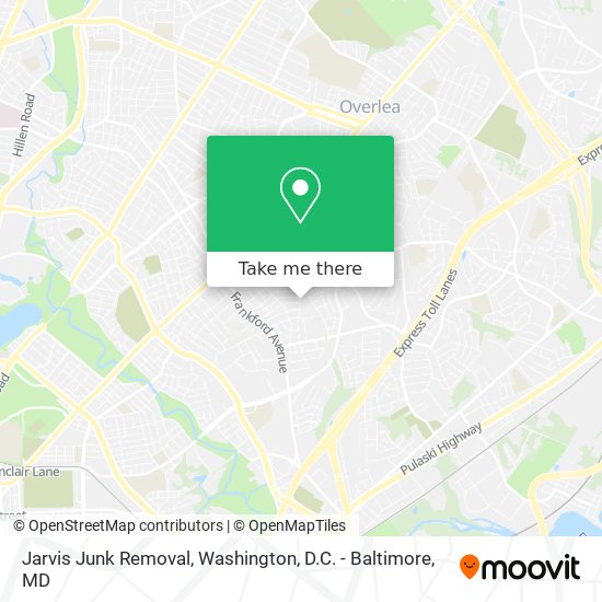 Mapa de Jarvis Junk Removal