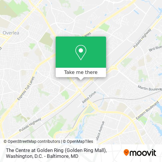 The Centre at Golden Ring (Golden Ring Mall) map