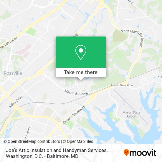 Joe's Attic Insulation and Handyman Services map