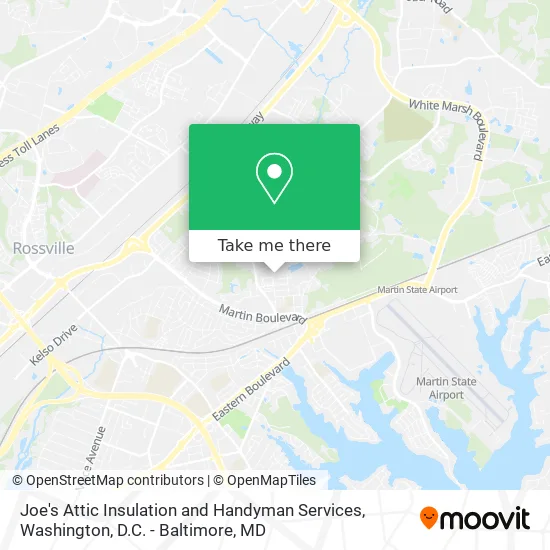 Joe's Attic Insulation and Handyman Services map