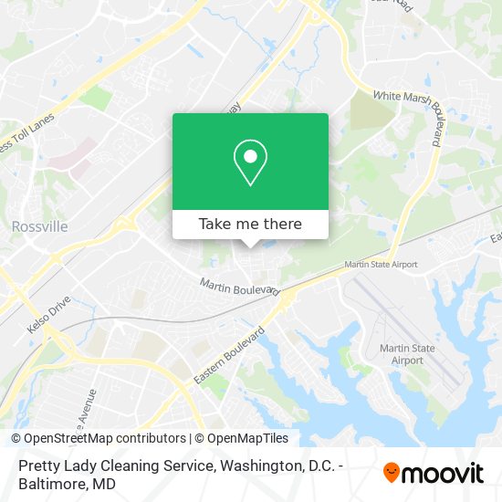 Pretty Lady Cleaning Service map