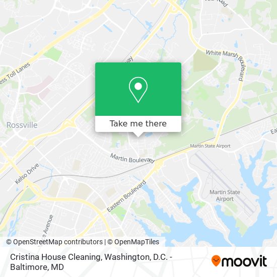 Cristina House Cleaning map
