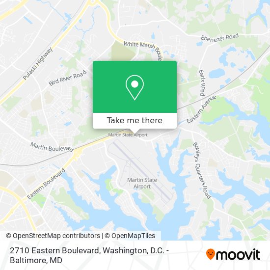Mapa de 2710 Eastern Boulevard