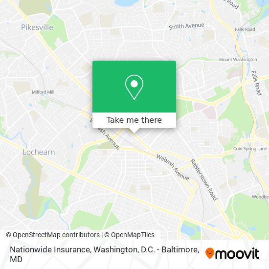 Nationwide Insurance map