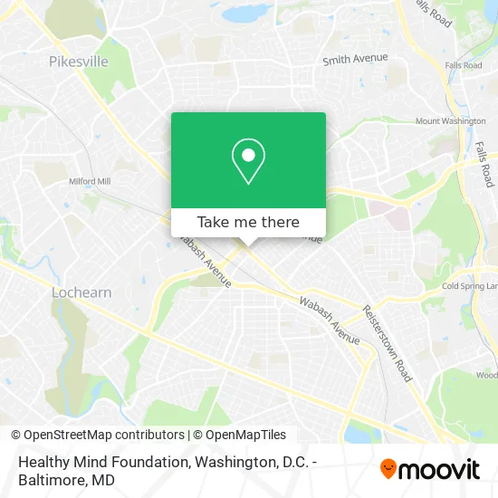 Mapa de Healthy Mind Foundation