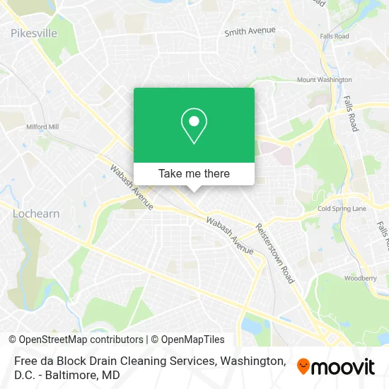 Free da Block Drain Cleaning Services map