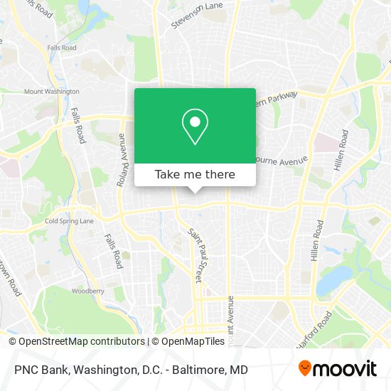 PNC Bank map