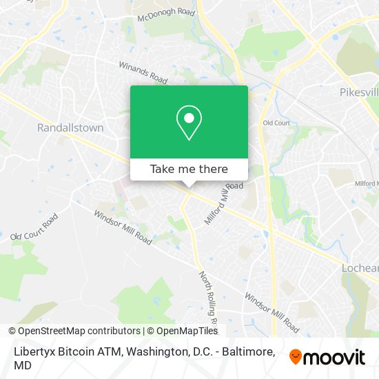 Libertyx Bitcoin ATM map