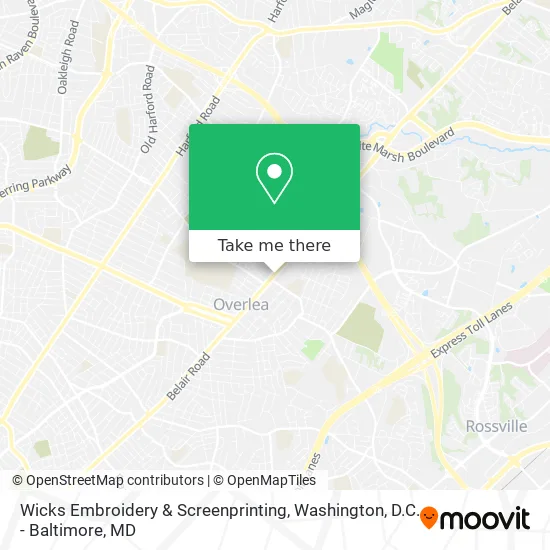 Wicks Embroidery & Screenprinting map