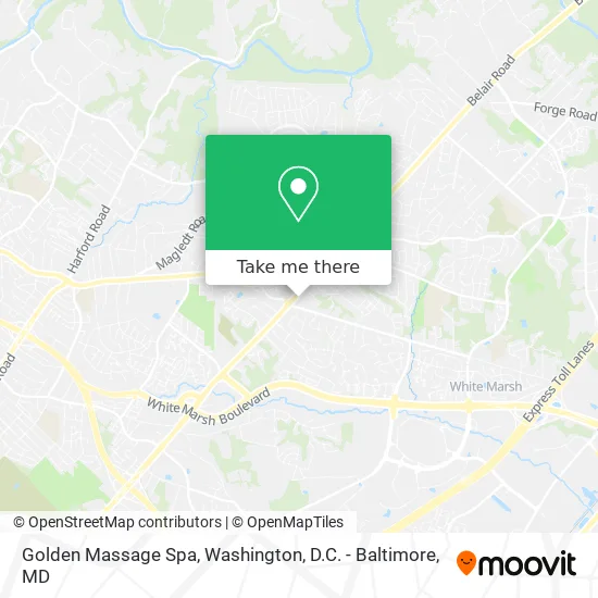 Golden Massage Spa map