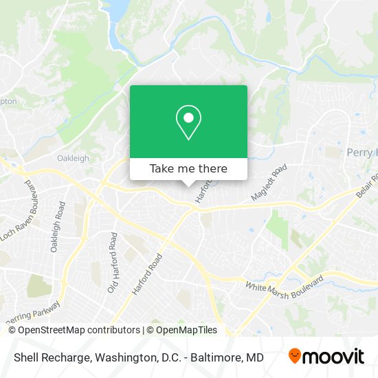 Shell Recharge map