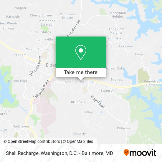 Shell Recharge map