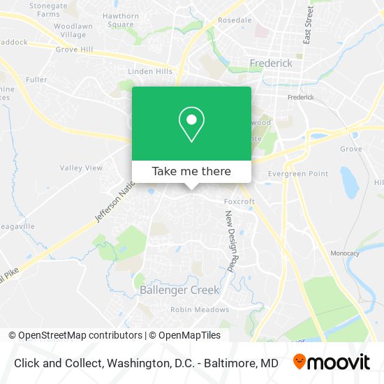 Click and Collect map