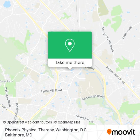 Phoenix Physical Therapy map