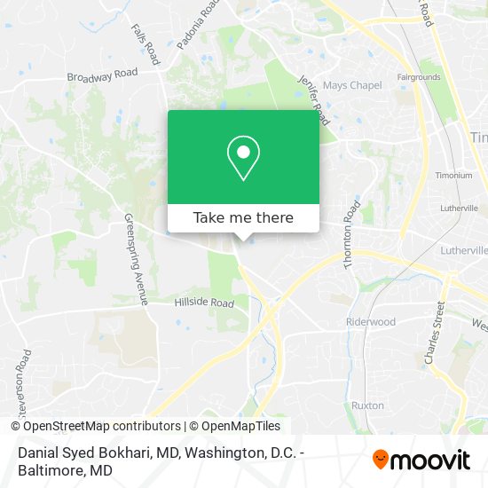 Danial Syed Bokhari, MD map