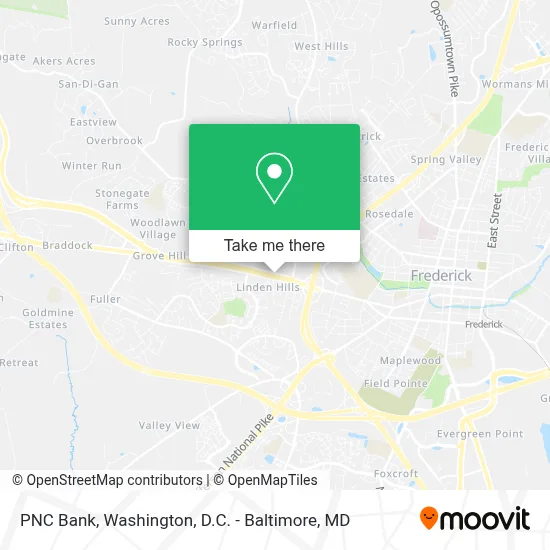 PNC Bank map
