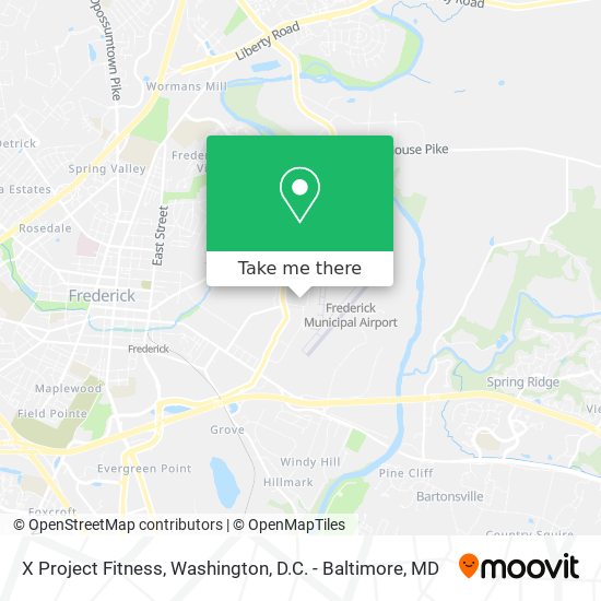 X Project Fitness map