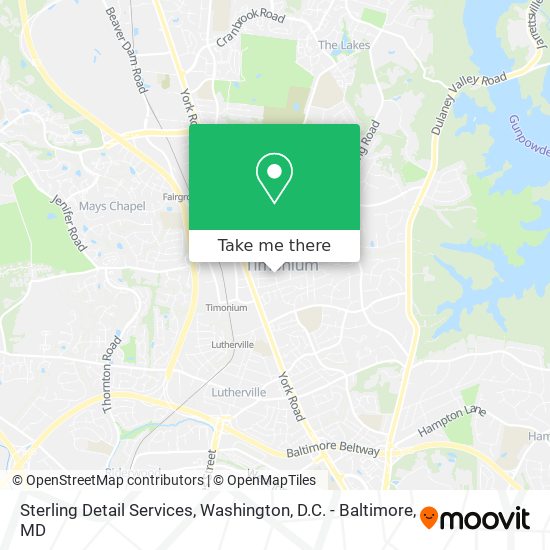 Sterling Detail Services map